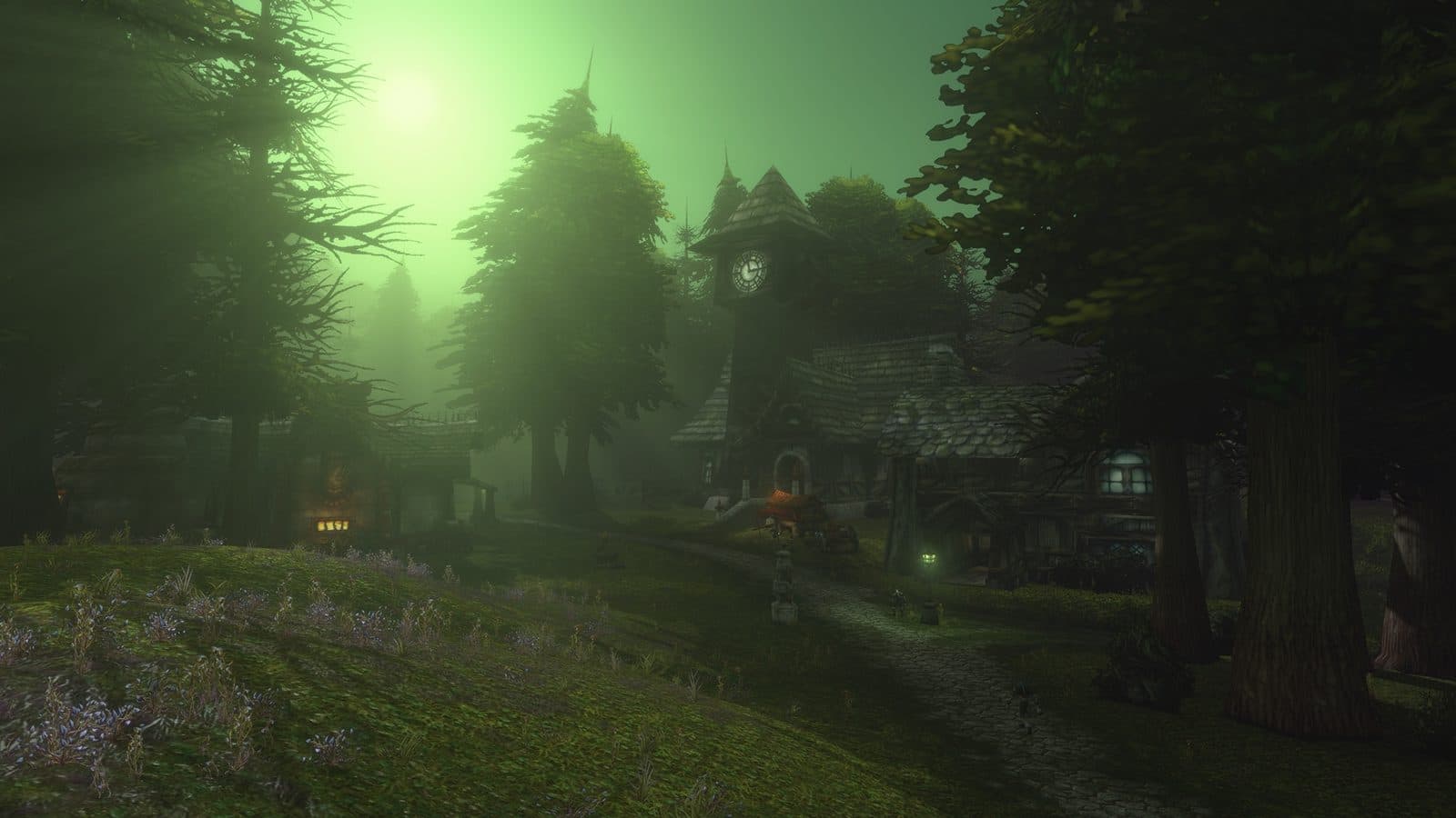 New lighting in the original zones.